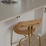 UMAGE Lifestyle Curious Counterstool Brass Oak 4